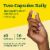 MegaFood® 300 mg Magnesium Capsules Perspective: left