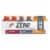 Gatorade® Zero Sugar Red Purple Orange Sports Drink Mini Variety Pack Bottles Perspective: left