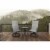 Four Seasons Courtyard Palermo 3 Piece Aluminum Bistro Set with Swivel Rockers Perspective: left