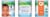 Stonyfield® Organic YoBaby® Peach & Pear Whole Milk Yogurt Cups Perspective: left
