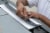 Gorilla® Mounting Tape Tough & Clear Double-Sided Tape Perspective: left
