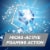 Aquafresh Extreme Clean Whitening Action Fluoride Cavity Protection Toothpaste Perspective: left