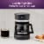 Mr. Coffee 5-Cup Coffee Maker - Black Perspective: left