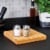 Cole & Mason Salt Pepper Shakers - Stainless Steel Perspective: left