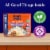 Ben's Original Ready Rice Coconut Jasmine Family Size Rice, Easy Dinner Side, 17.3 oz Pouch Perspective: left