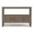 Lev Solid Wood Console Table In Smoky Brown Perspective: left