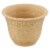 HC Companies Sierra 10 Inch Round Resin Flower Garden Planter Pot, Arizona Sand Perspective: left