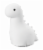 Billie Brontosaurus Color Changing LED Rechargeable Silicone Night Light Perspective: left