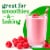 Fresh Organic Red Raspberries - 6 OZ Clamshell Perspective: left