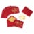 Papyrus Red and Gold Boxed Thank You Cards Perspective: left