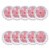 American Greeting All Occasion Paper Plates- Pink Flower Perspective: left
