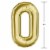 American Greetings Large Gold Foil Number '0' Balloon Perspective: left