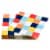American Greetings 20-Count Beverage Napkins, Colorful Squares Perspective: left