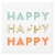 American Greetings Beverage Napkins Happy Happy Happy Perspective: left