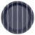 American Greetings Paper Plates - Navy with Stripes Perspective: left