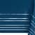 American Greetings Plastic Table Cover - Navy with Stripes Perspective: left