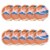 American Greetings Abstract Birthday Paper Plates Perspective: left