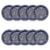 American Greetings Paper Plates 10 Count - Happy Birthday on Navy Perspective: left