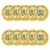 American Greetings 7" Birthday Paper Plates Perspective: left