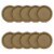 American Greetings 7" All Occasion Paper Plates -Gold Perspective: left