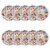American Greetings 9 Inch Paper Plates - Food on White Perspective: left