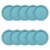 American Greetings All Occasion Paper Plates- Light Blue Perspective: left