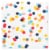 American Greetings Beverage Napkins Scattered Colorful Dots Perspective: left