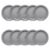 American Greetings All Occasion Paper Plates Silver Perspective: left