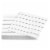 American Greetings Beverage Napkins Silver Stripes on White Perspective: left