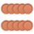 American Greetings All Occasion Paper Plates - Orange Perspective: left