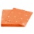 American Greetings Polka Dot Beverage Napkins - Orange Perspective: left