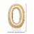 American Greetings Birthday Candle Number 0 Perspective: left