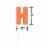 American Greetings Happy Birthday Candles Perspective: left