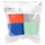 American Greetings Crepe Paper Streamers - Green Orange and Blue Perspective: left