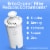 Brita Small 6 Cup White Denali Water Filter Pitcher with Standard Filter Perspective: left