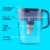 Brita Large Blue 10 Cup Water Filter Pitcher with Standard Filter Perspective: left