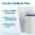 Brita Refillable Water Filtration System Filter Refills Perspective: left