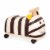 Battat Wooden Ride-On Zippity Zebra Perspective: left