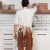 Now Designs Vegetable Print Unisex Adjustable 100% Cotton Kitchen Apron Perspective: left