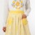 Now Designs Classic Bees Kitchen Apron for Women Perspective: left