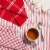 Now Designs Tic Tac Toe 100% Cotton Kitchen Dish Towels Red Set of 3 Perspective: left