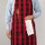 Now Designs Unisex Adjustable Cotton Buffalo Check Kitchen Apron Perspective: left