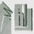 Heirloom Jade Chambray Cotton Napkins Perspective: left