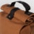 Heirloom 100% Cotton Lunch Bag for Work and School with Magnetic Closure Brown Perspective: left