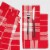 Now Designs Second Spin Plaid Napkin Chili - Red Perspective: left