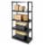 Gracious Living 5 Shelf Tier Light Duty Indoor & Garage Storage Shelf Perspective: left