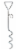 Mibro Kingcord Spiral Stake With Swivel Ring Perspective: left