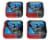 American Greetings Batman Disposable Paper Dessert Plates Perspective: left