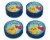 American Greetings Pokemon Disposable Paper Desset Plates Perspective: left