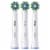 Oral-B CrossAction Electric Toothbrush Replacement Brush Heads Perspective: left